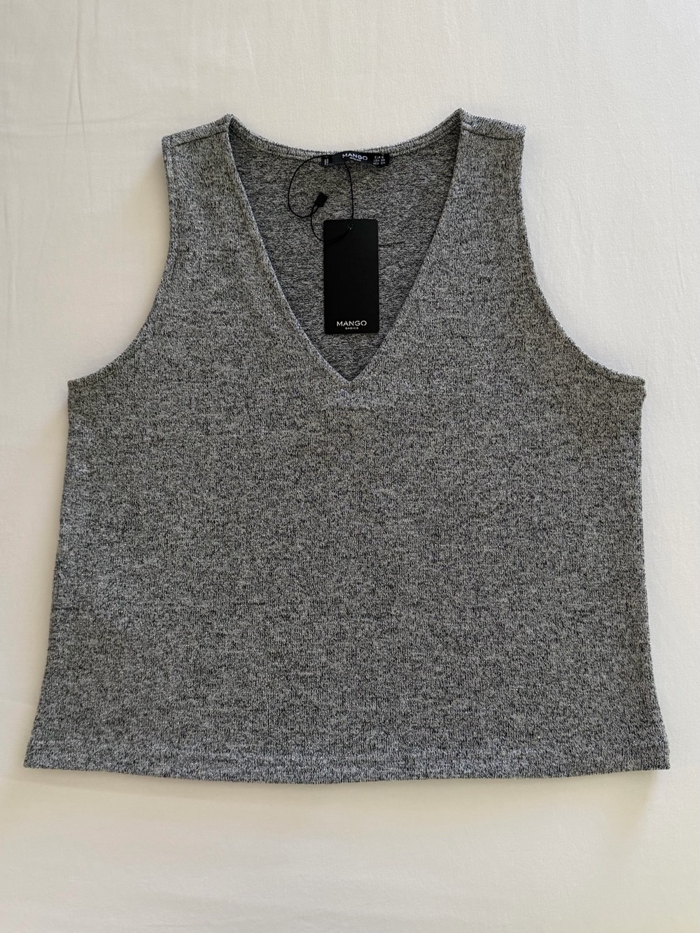 NWT Mango Metallic Knit Top